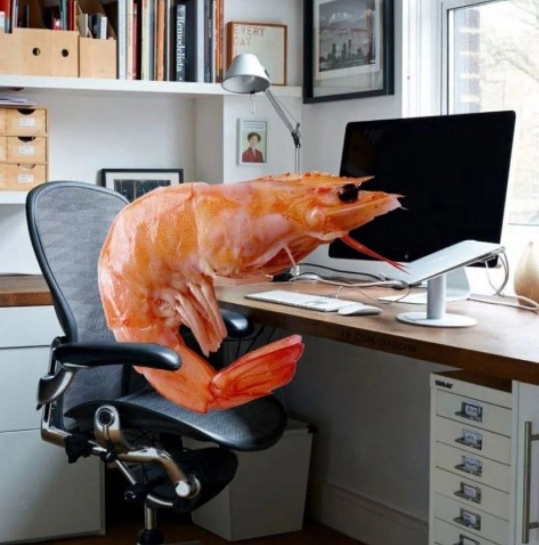 Slouched at desk